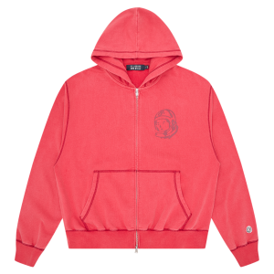 Oversized College Zip Through Hood