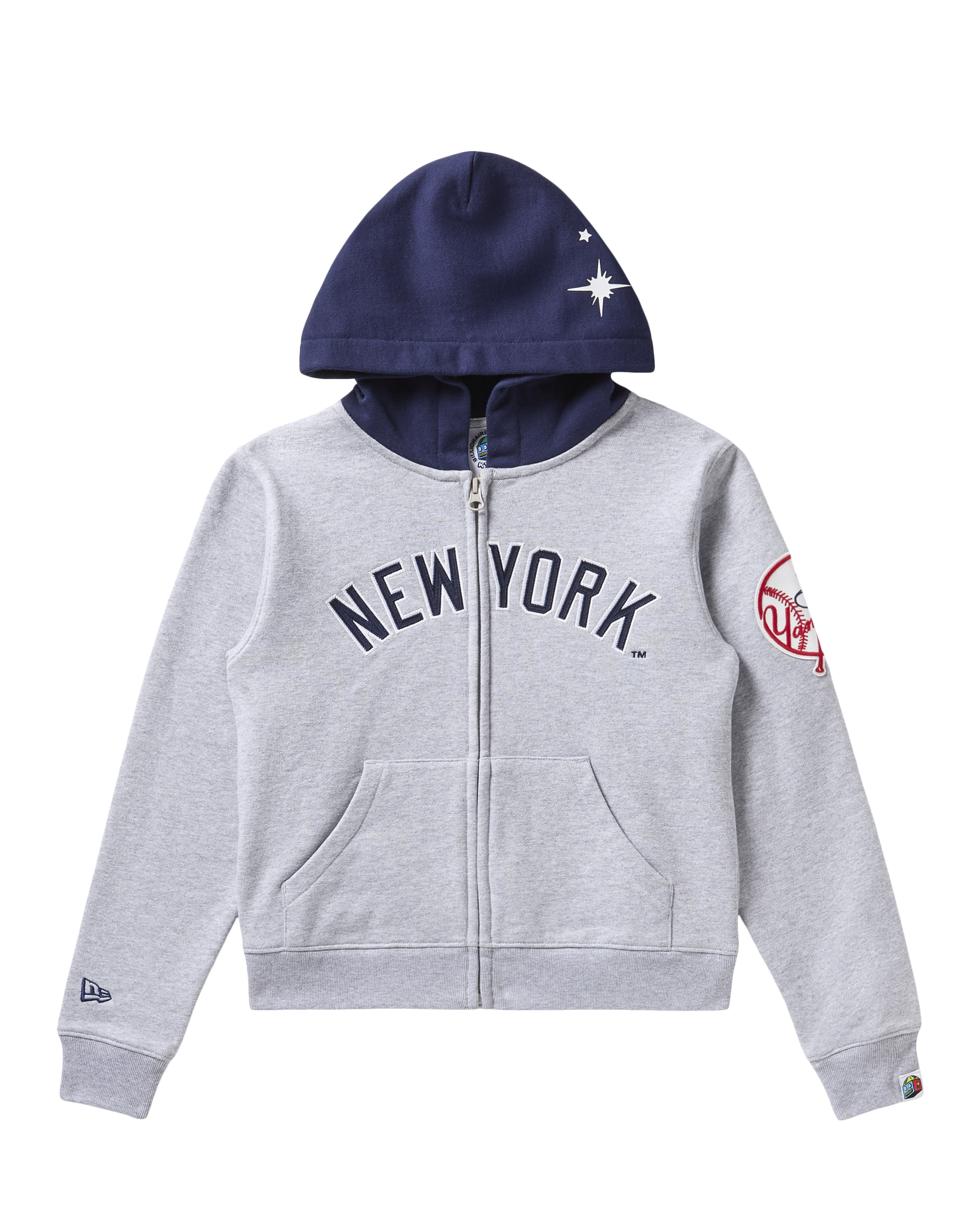 NY Yankees Kids Blocked Hoodie